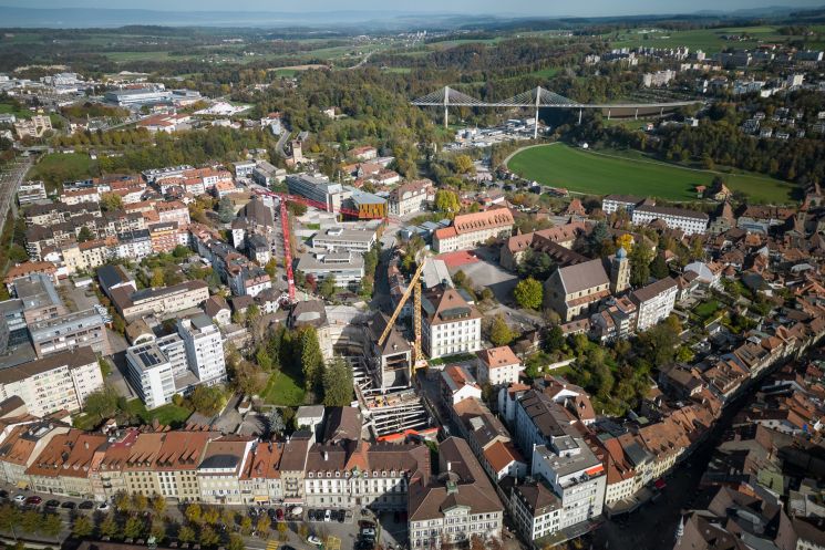 Extension of the cantonal and uni­ver­sity lib­rary of Fribourg