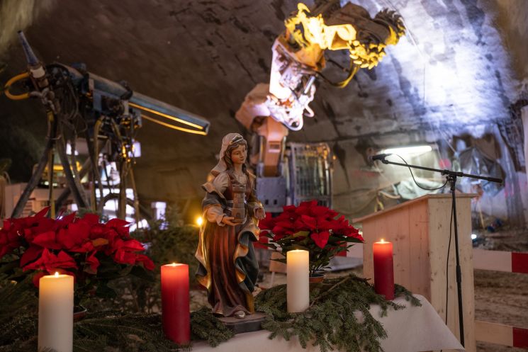 Barbara celebration – tradition in the tunnel